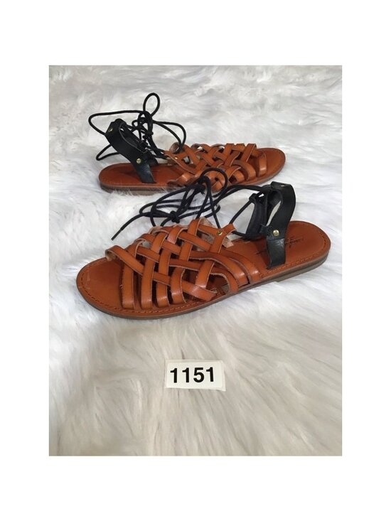 American Eagle Outfitters Shoes - American Eagle Outfitters Womens Sz 7 trappy Sandals Leather Brown Huarache